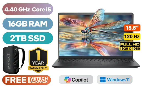 Dell Inspiron 15 3520 12th Gen Intel® Core™ i5 Laptop With 16GB RAM & 2TB SSD - image 1 Dell Inspiron 15 3520 12th Gen Intel® Core™ i5 Laptop With 16GB RAM & 2TB SSD - image 1