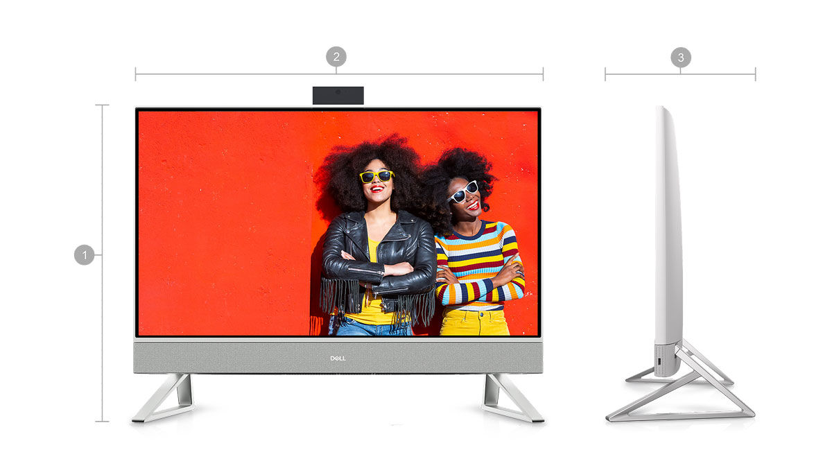 Dell Inspiron 24 5410-9224 12th Gen Core i7 All-in-One PC With