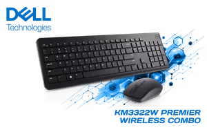 Dell KM3322W Wireless Keyboard and Mouse Combo - Image 1