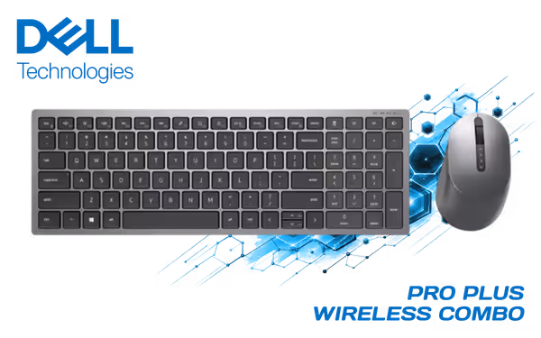 Dell KM7321W Pro Plus Wireless Keyboard & Mouse Combo - image 1 Dell KM7321W Pro Plus Wireless Keyboard & Mouse Combo - image 1