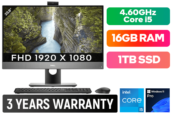 Buy DELL OPTIPLEX 7400 AIO - Intel Core i5, 16GB RAM, 1TB SSD All