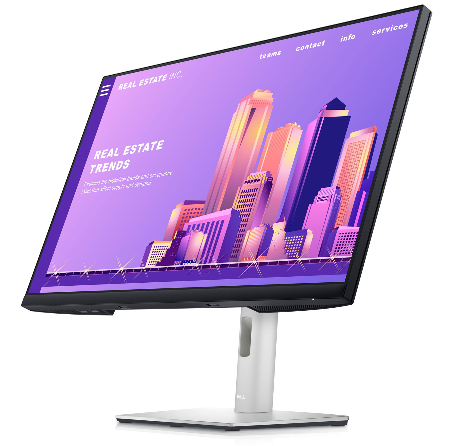 Dell P2722HE Full HD Monitor - Sleek Design & Stunning Clarity