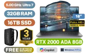 DELL Precision 5690 Intel® Core™ Ultra 7 RTX 2000 ADA Workstation Laptop With 16TB SSD - image 1