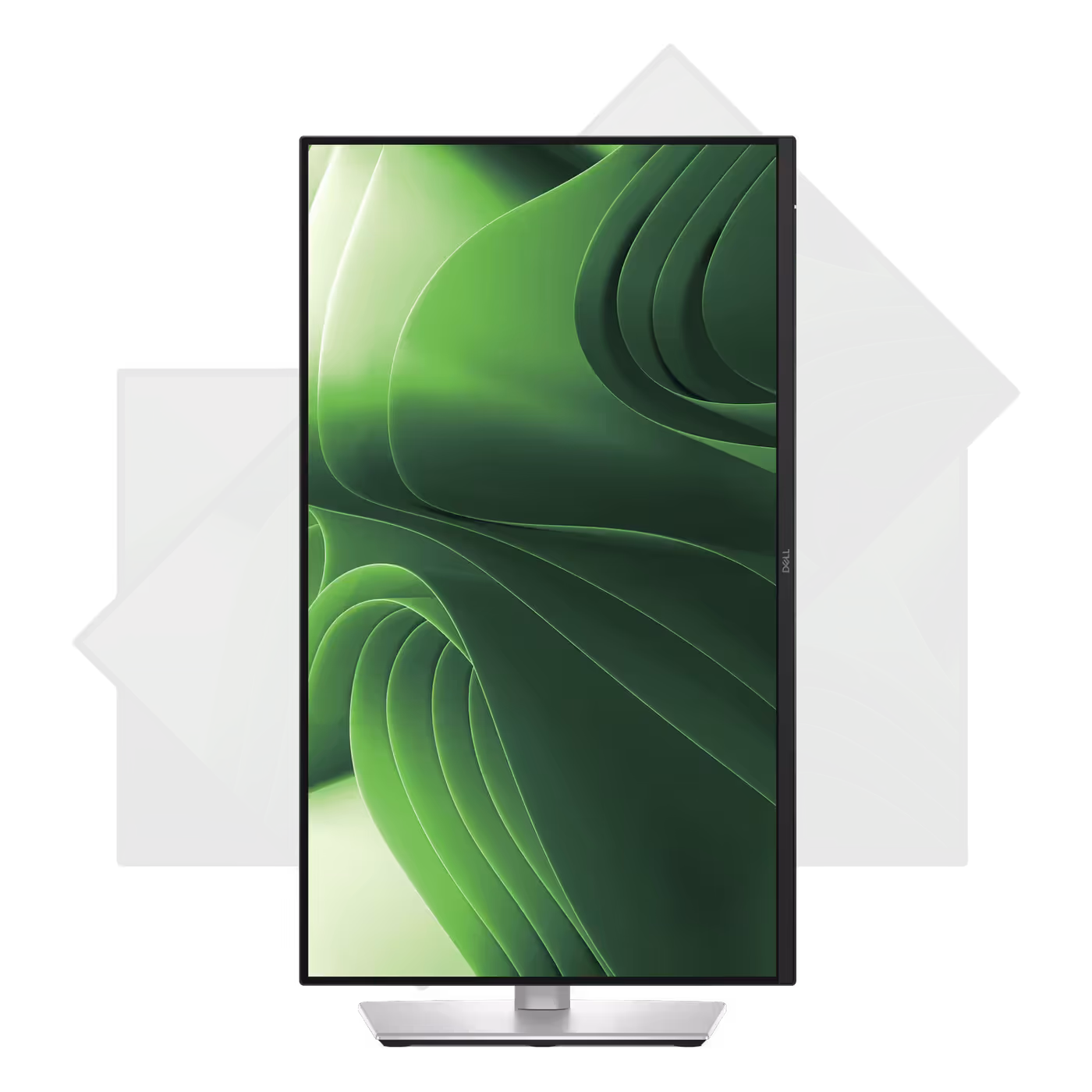 Dell Pro 24 Plus P2425DE pivoted into portrait orientation
