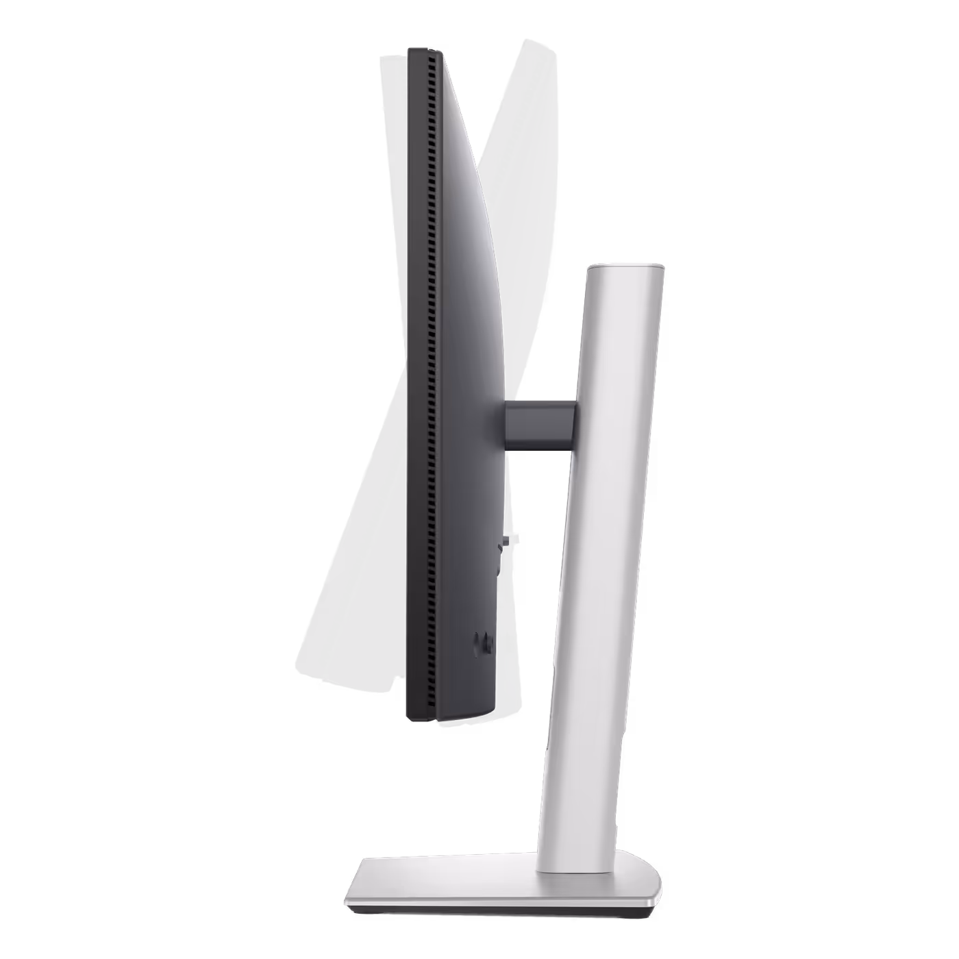 Dell Pro 24 Plus P2425DE side view showing the tilt range