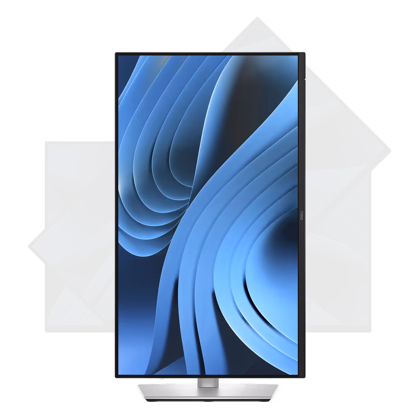 Dell Pro 27 Plus P2725DE pivoted into portrait orientation