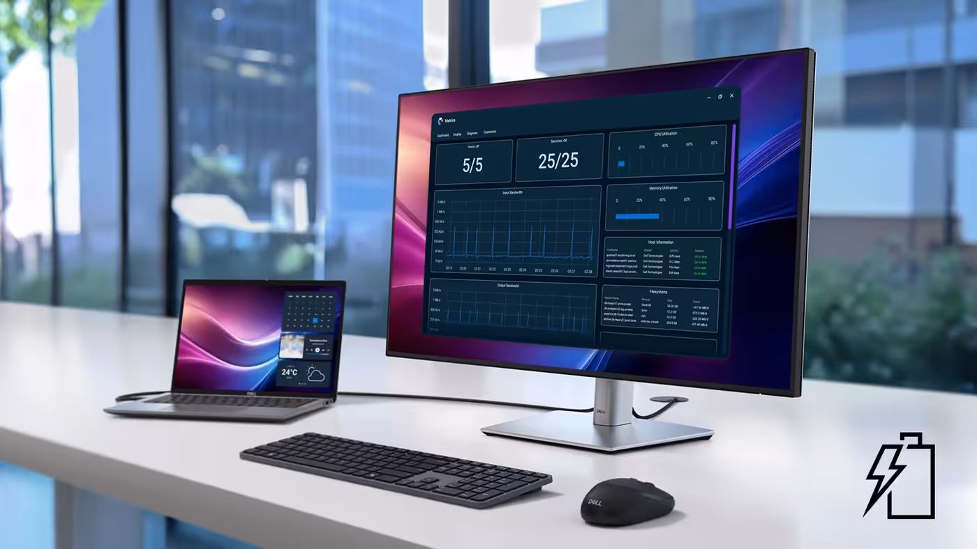 Keyboard and mouse showing long-lasting battery power performance