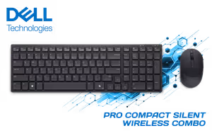 dell-km555-pro-compact-silent-keyboard-mouse - Image 1