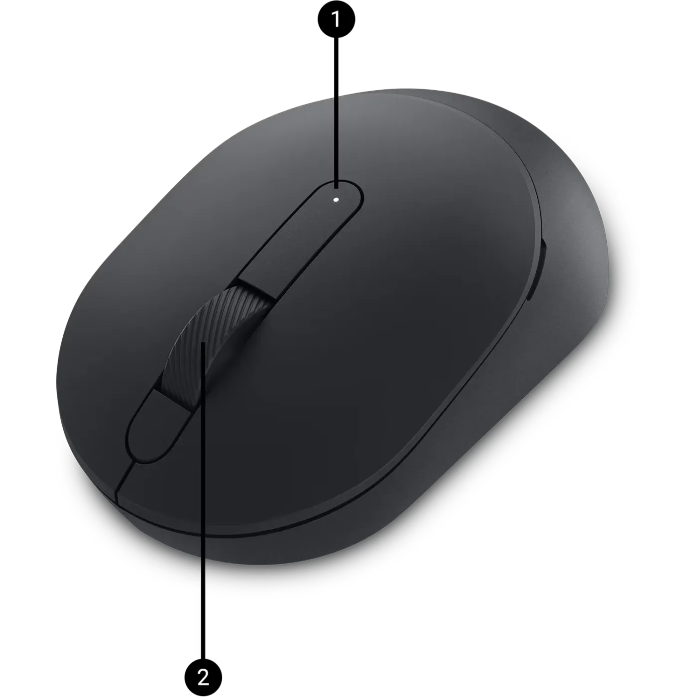 Detailed view of keyboard indicator lights and switches