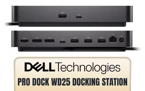 Dell Pro Dock WD25 Docking Station - Image 1