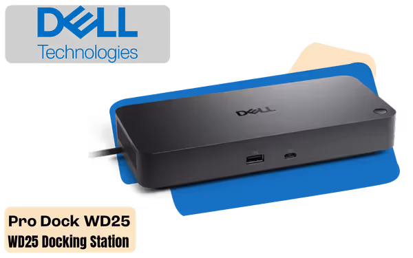 Dell Pro Dock WD25 USB-C Docking Station — 100W PD - image 1 Dell Pro Dock WD25 USB-C Docking Station — 100W PD - image 1
