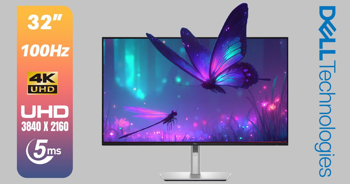 Dell Pro P3225QE 32 Plus Monitor - 4K UHD Precision Display