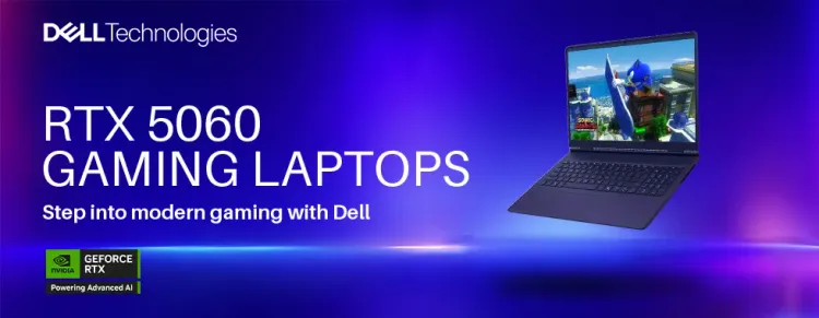 Buy Dell RTX 5060 Gaming Laptops | NVIDIA RTX 5060 | Evetech