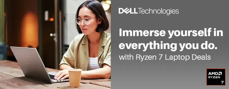 Dell Ryzen 7 Laptop Deals | Powerful Laptops for Gaming & Work