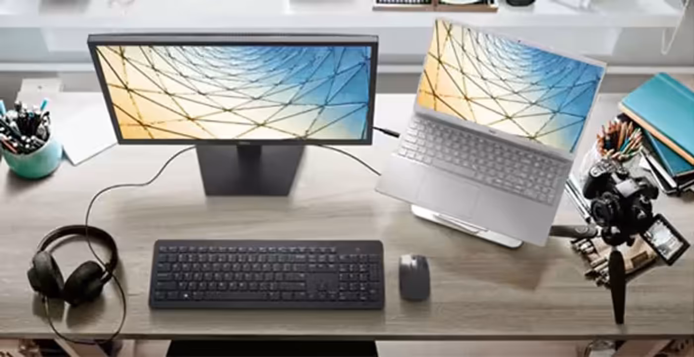 Dell SE2222H monitor display showing eye care technologies and ComfortView features