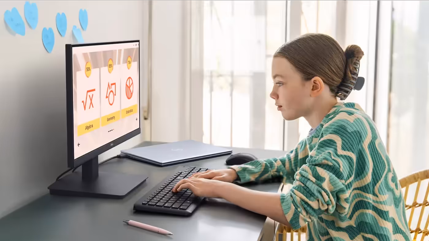 Dell SE2225HM monitor showcasing minimalist design and adjustable stand