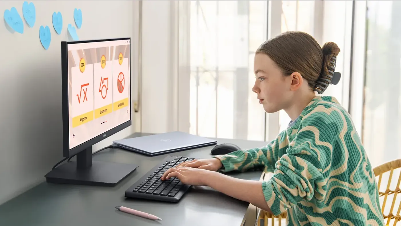 Dell SE2225HM monitor showcasing minimalist design and adjustable stand