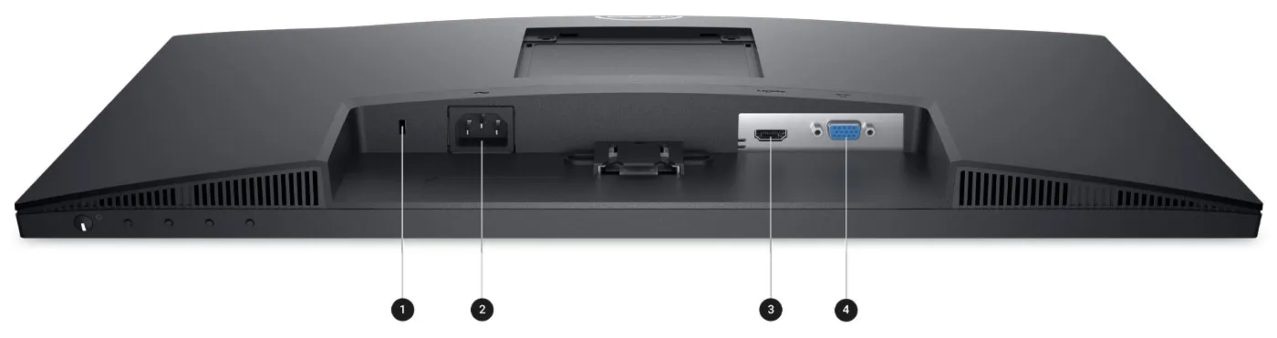 Ports Overview of Dell SE2425H Monitor