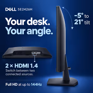 Dell SE2426H 24in FHD 144Hz IPS Gaming Monitor - image 6