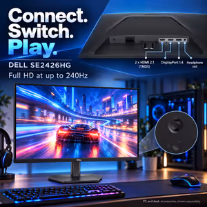 Dell SE2426HG 24" FHD 240Hz IPS Gaming Monitor - image 6