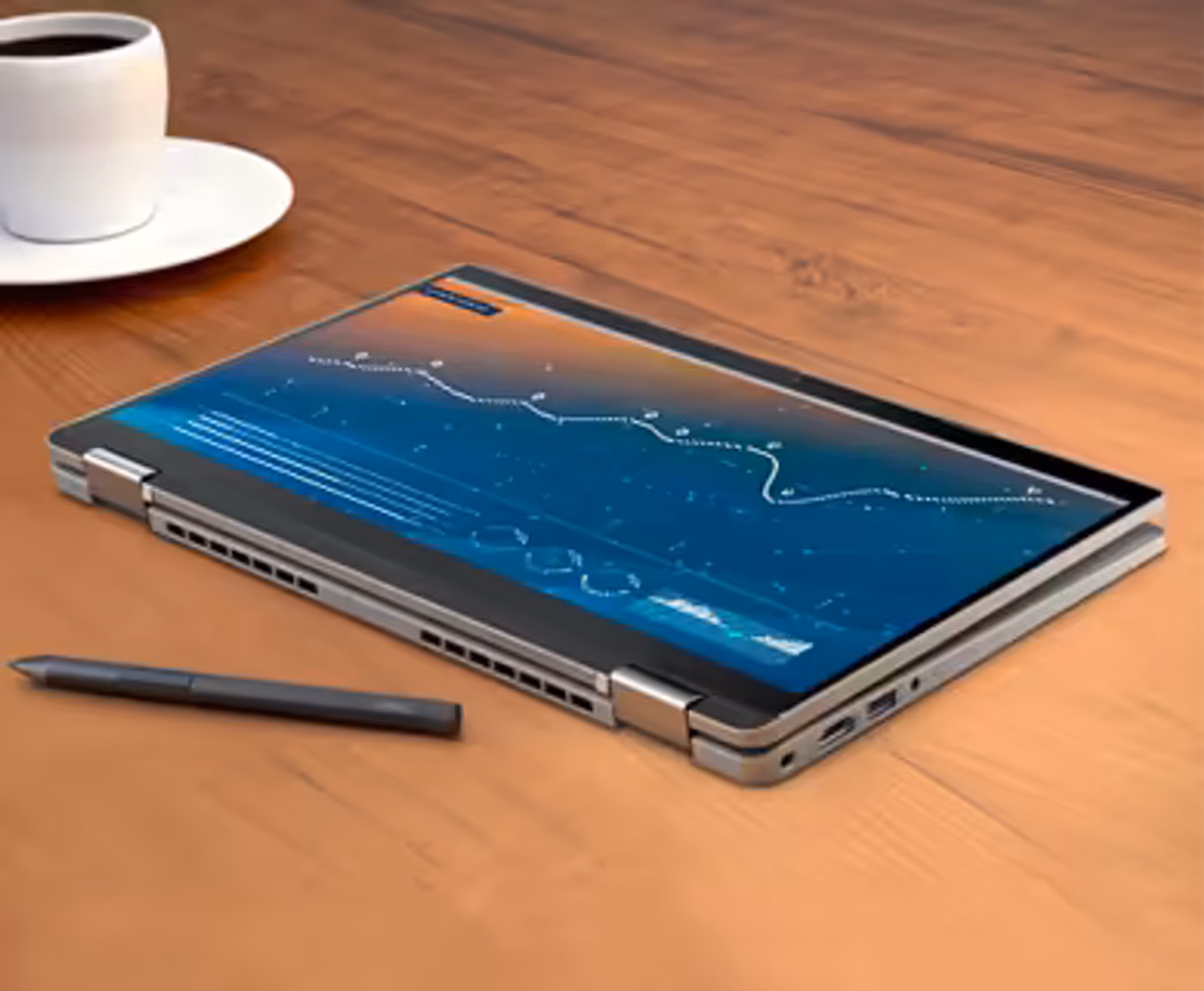 Stylus pen creating precise lines with varying pressure levels