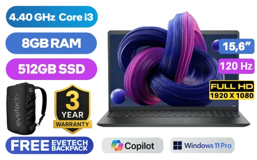 Dell Vostro 3520 Intel Core i3 Laptop - Reliable Performance