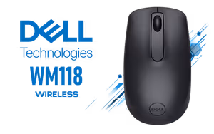 Dell WM118 Wireless Mouse - Black - image 1