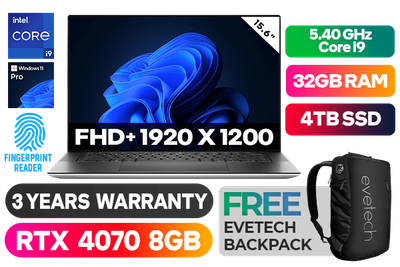 Dell XPS 15 9530 - 13th Gen Intel Core i9 & RTX 4070 Ultrabook
