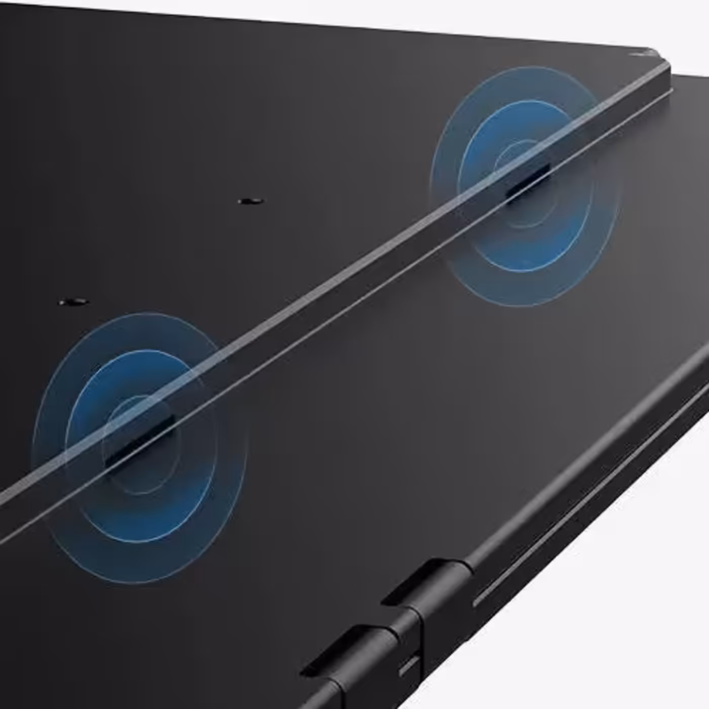 Integrated speaker system within the 23.8-inch monitor for a clean desk setup