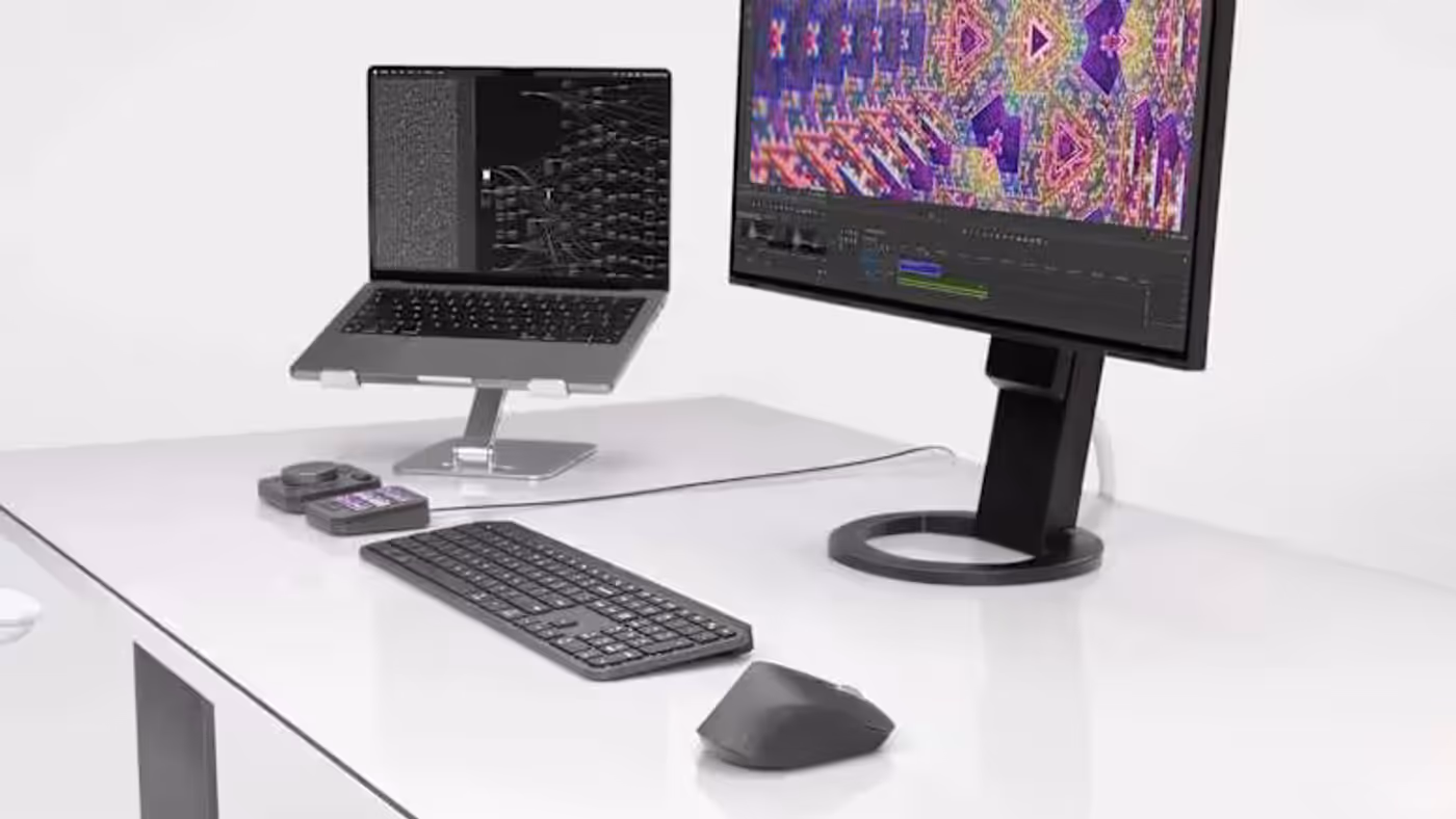 MX Master 4 desk setup illustrating enhanced wireless performance