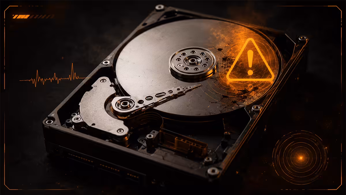Failing hard drive