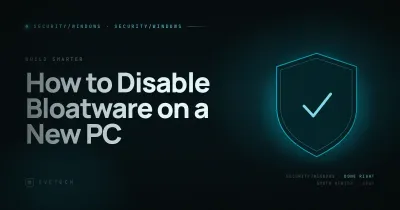 How to Disable Bloatware on a New PC (South Africa, 2026)