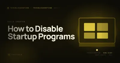How to Disable Startup Programs for Faster Boot — Win 11 Guide (South Africa, 2026)
