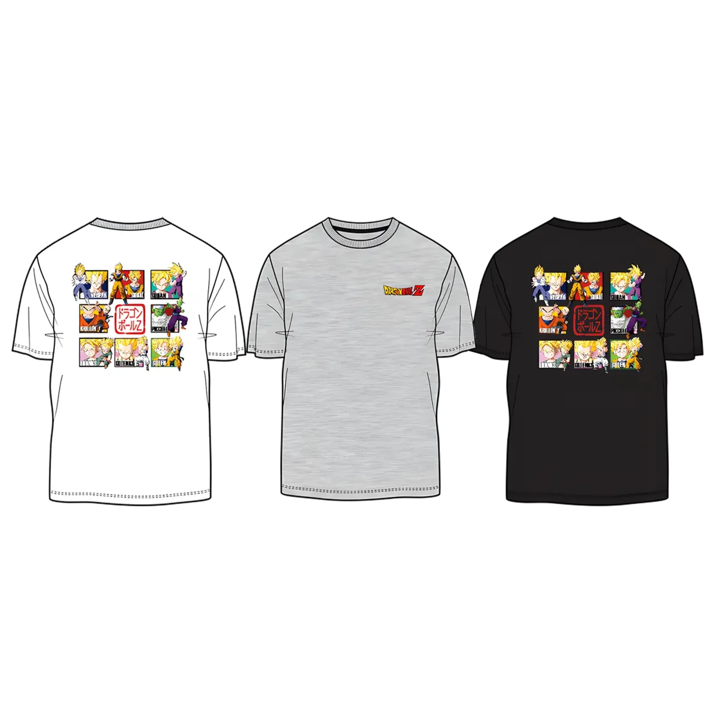 Crew neckline detail on the Dragon Ball Z Classic Crew Tee