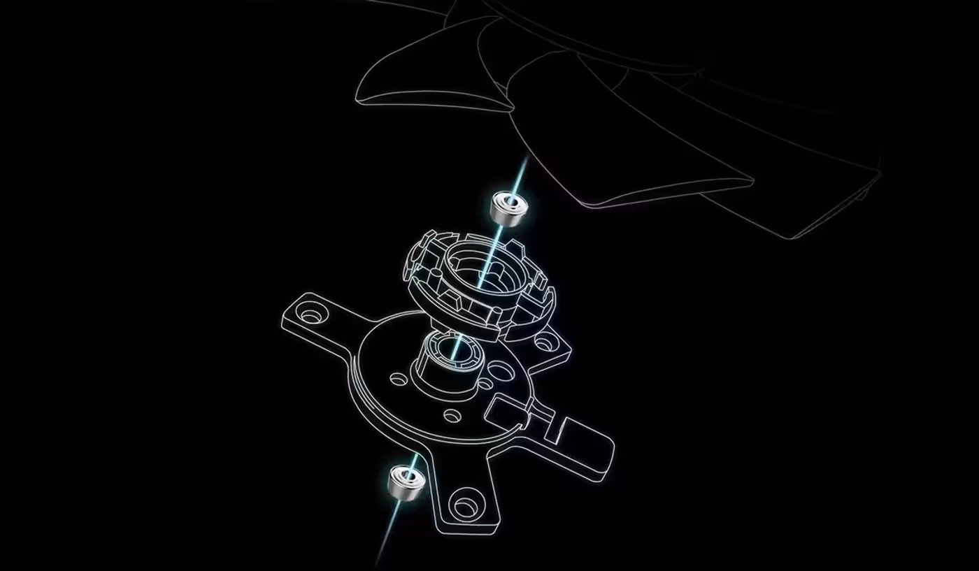 dual ball fan bearings diagram