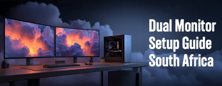 Dual monitor setup guide South Africa 🇿🇦 - dual-screen, monitor arm, cable management 🖥️