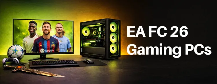 EA FC 26 Gaming PCs — Best PCs for EA SPORTS FC 26 | RTX, SSD, High FPS ⚽🎮
