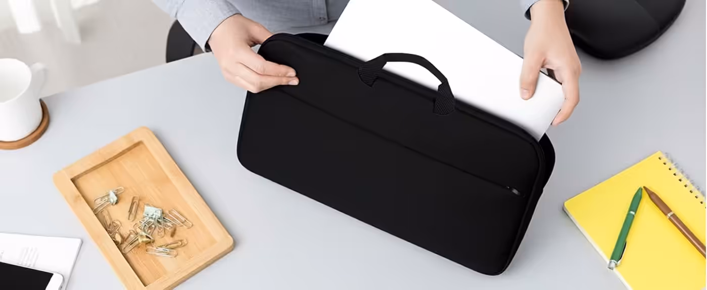 Sophisticated protective case with detailed minimalist stitching