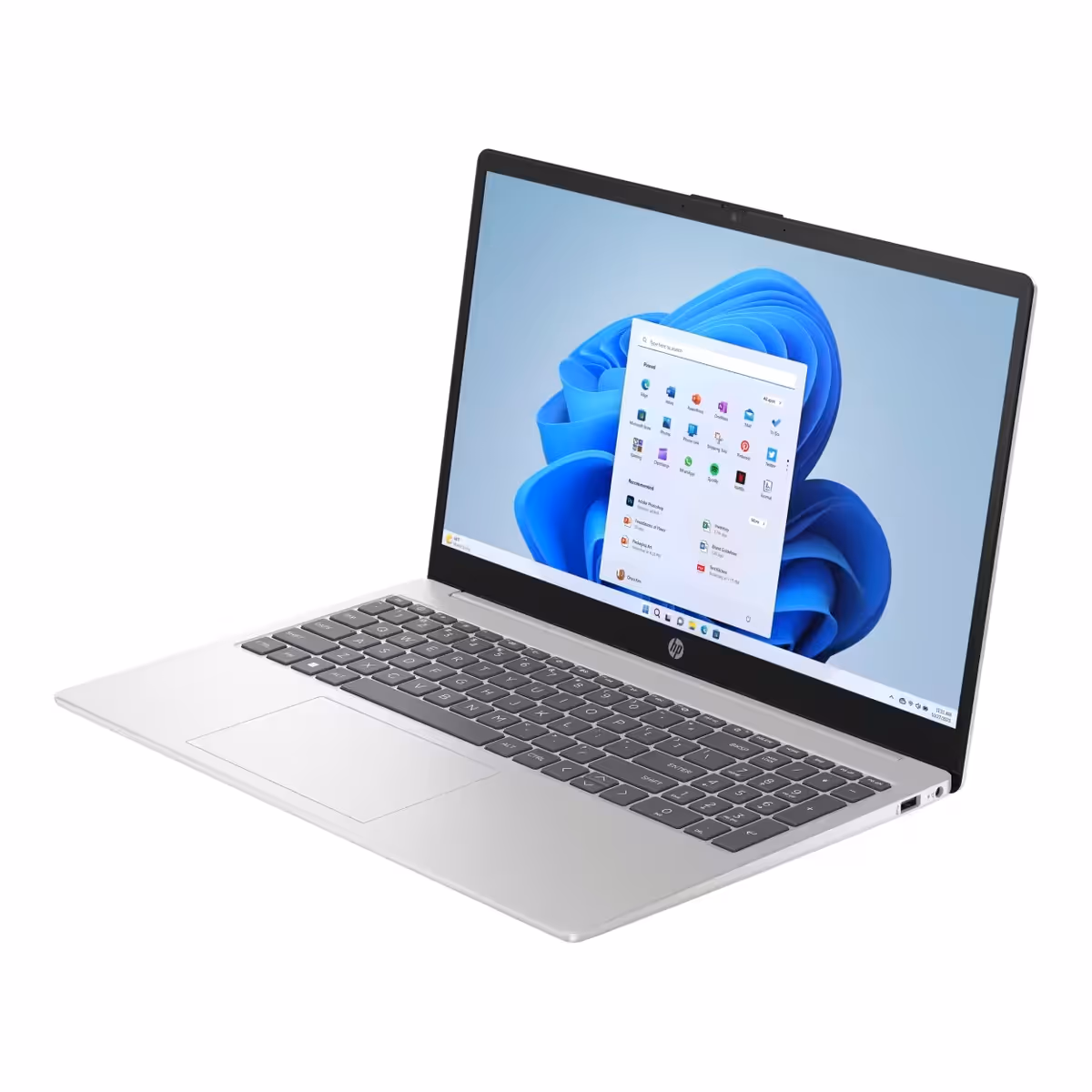 HP laptop webcam and audio conferencing feature illustration