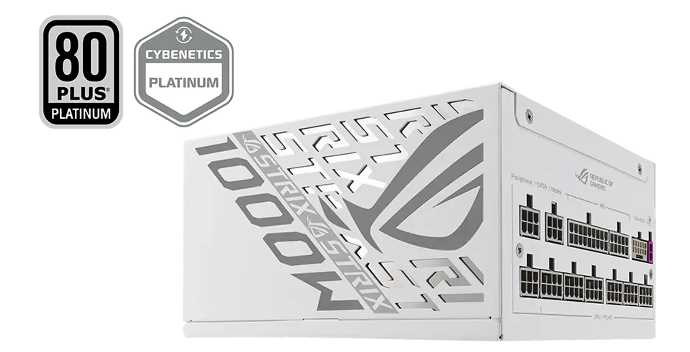 Efficiency curve of ROG Strix 1000W Platinum with 80 plus platinum logo