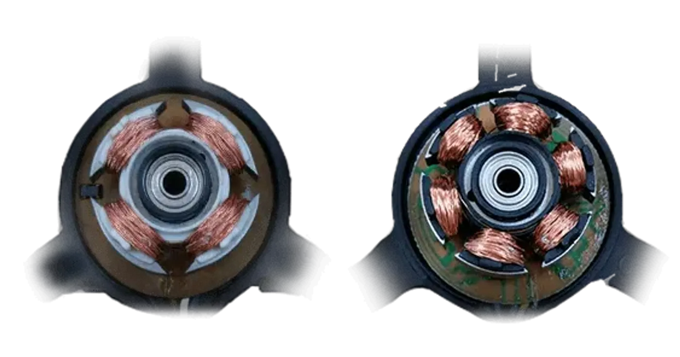 The differences between single phase quadrupole and three phase hexapole.