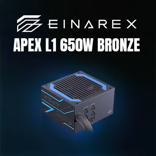 Einarex Apex L1 650W Bronze Semi-Modular PSU