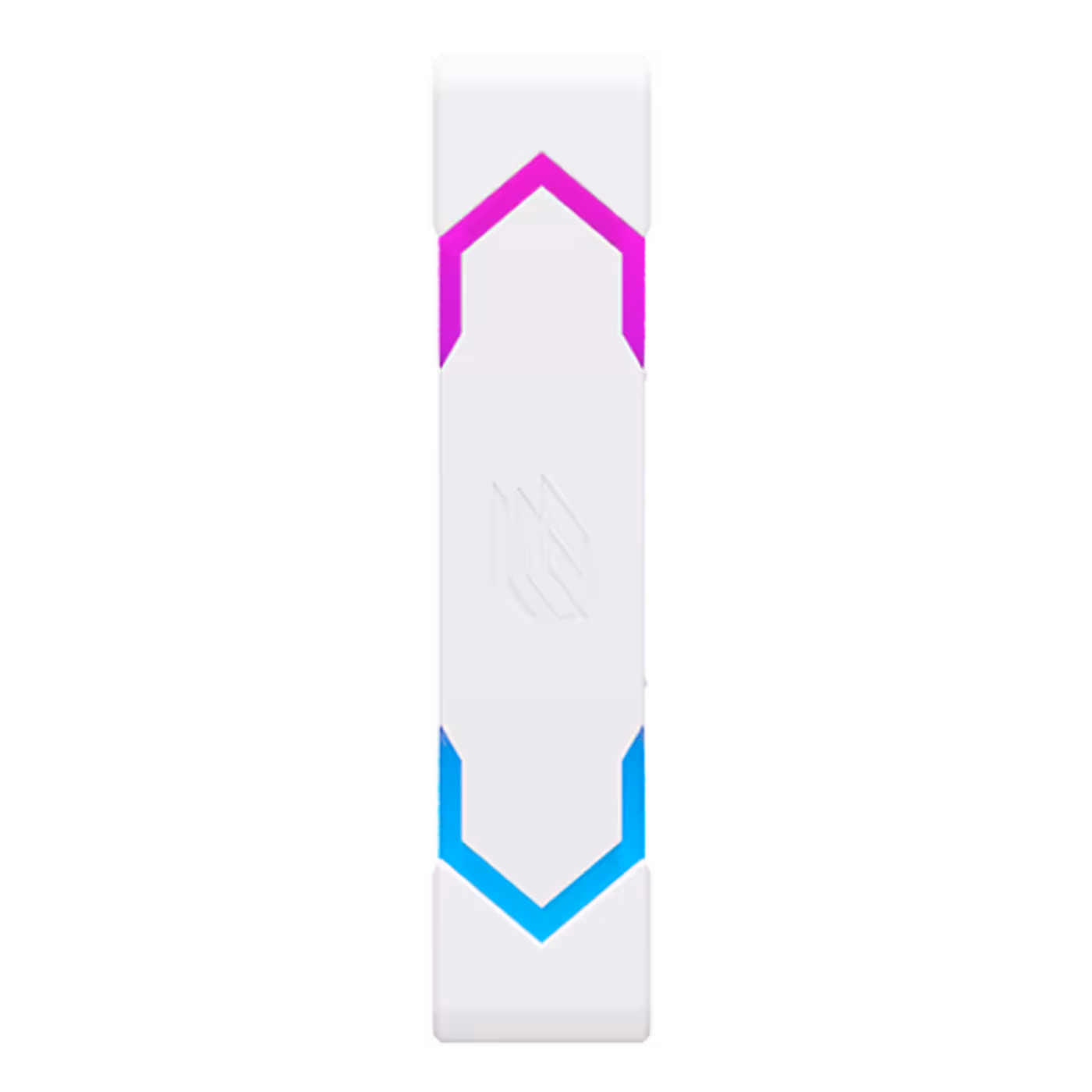 White EX12A cooling fan mapping out core thermodynamic capabilities and visual RGB effects