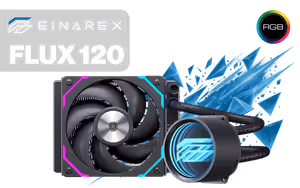 einarex-flux-120-cpu-liquid-cooler-black - Image 1