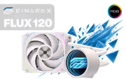 EINAREX FLUX 120 White Liquid CPU Cooler - image 1