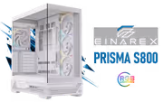EINAREX Prisma S800 White ATX Mid-Tower Case - image 1