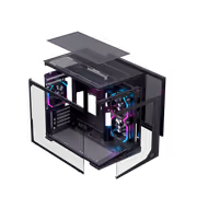 EINAREX Prisma SM300 Core M-ATX Mini-Tower Case, Black - image 8