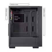EINAREX Pulse P100 ATX Mid-Tower Case - White - image 9