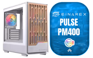 einarex-pulse-pm400-white-matx-case einarex-pulse-pm400-white-matx-case - Image 1