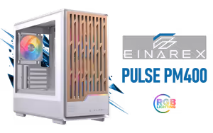 einarex-pulse-pm400-white-matx-case - Image 1